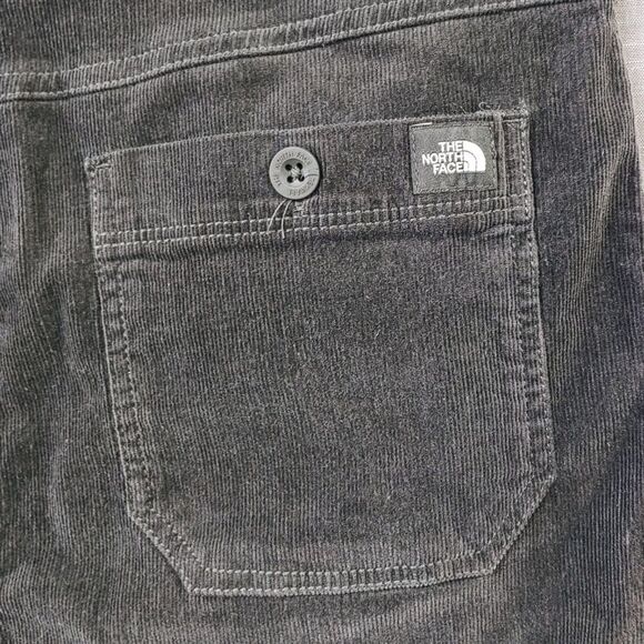 Minimalist The North Face Grey Stretch Corduroy Above Knee Pencil Skirt Womens 4 - Picture 5 of 9